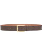 Fendi Square Buckle Belt - Brown