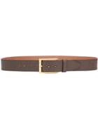 Fendi Square Buckle Belt - Brown