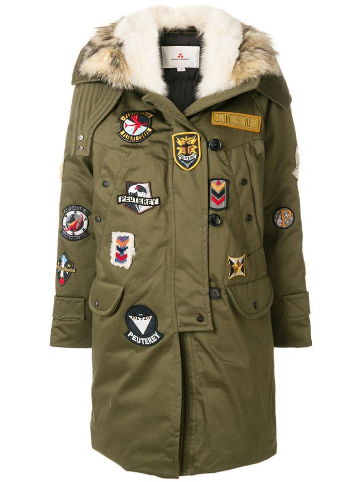 Peuterey Multi Patch Parka - Green