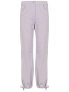 Egrey Cropped Trousers - Purple