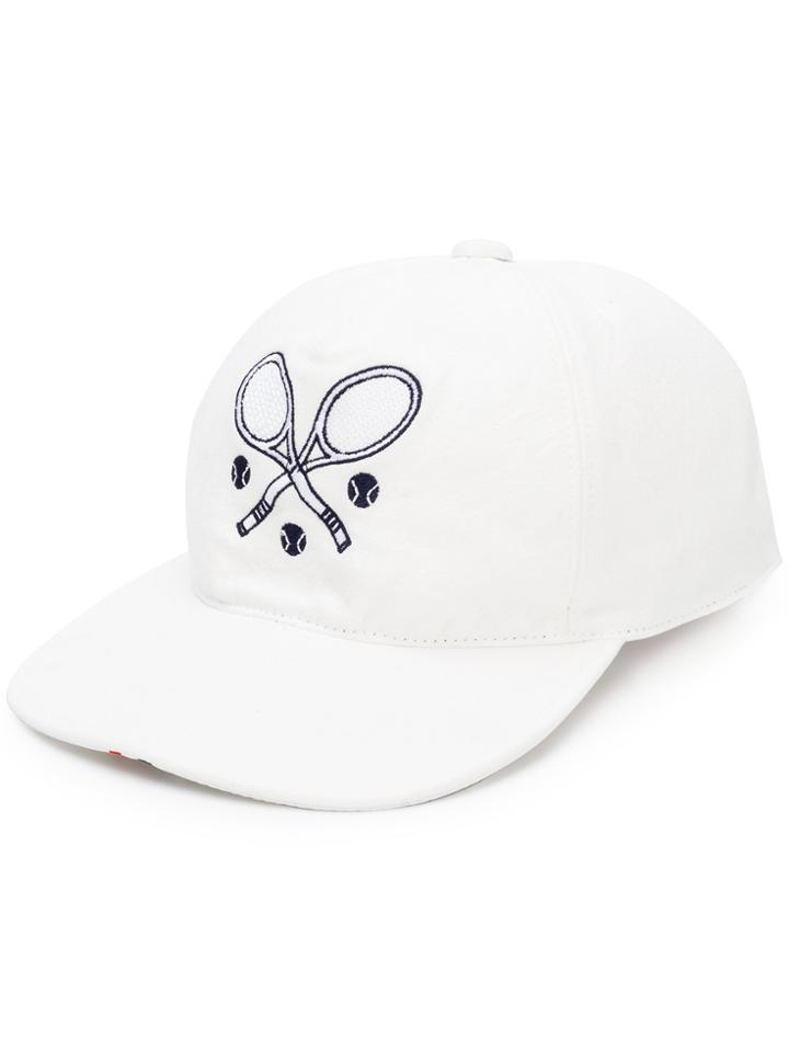 Thom Browne Tennis Baseball Cap - White