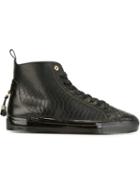 Android Homme Alfa Hi-tops, Men's, Size: 44, Black, Calf Leather/leather/rubber
