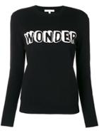 Chinti & Parker Slogan Long-sleeve Sweater - Black