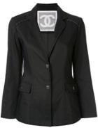 Chanel Pre-owned Chanel Cc Sports Line Long Sleeve Jacket - Blue