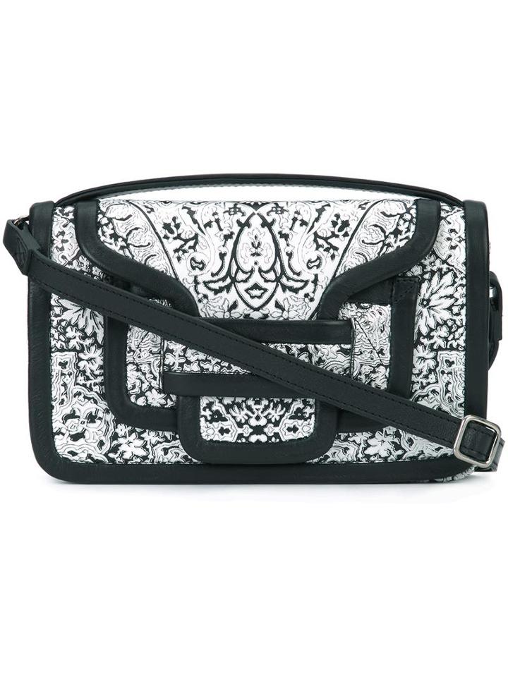 Pierre Hardy Alpha Crossbody Bag, Women's, Black, Lamb Skin