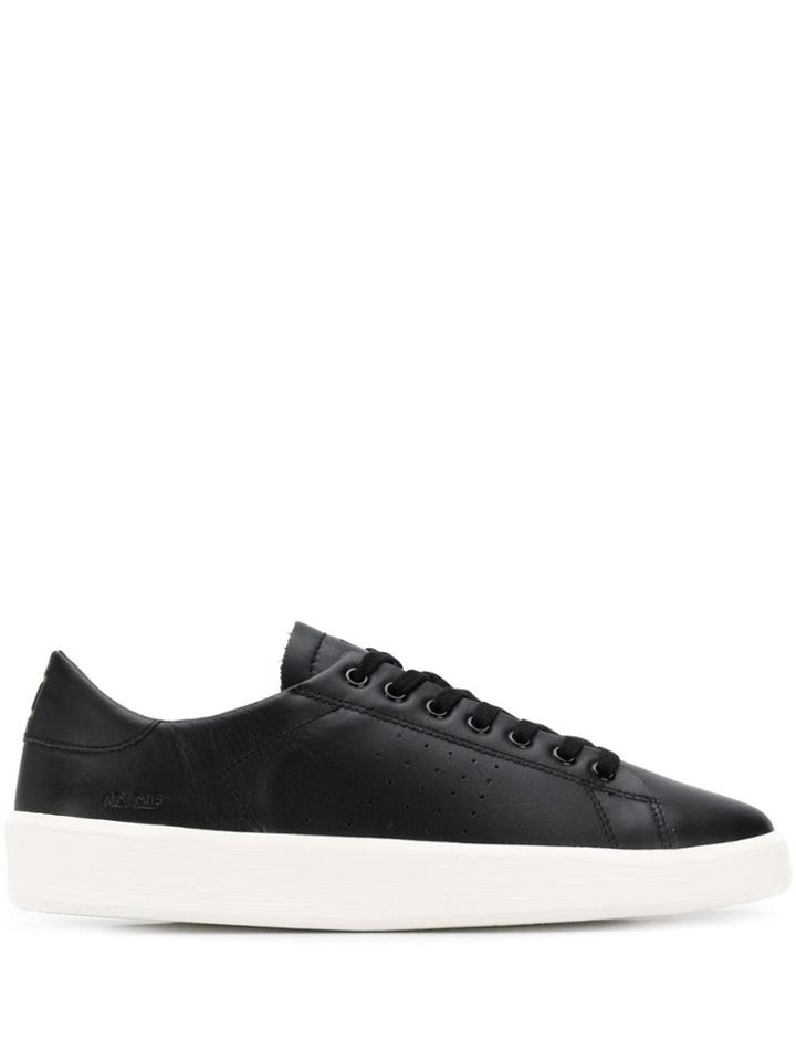 D.a.t.e. Embossed Logo Sneakers - Black