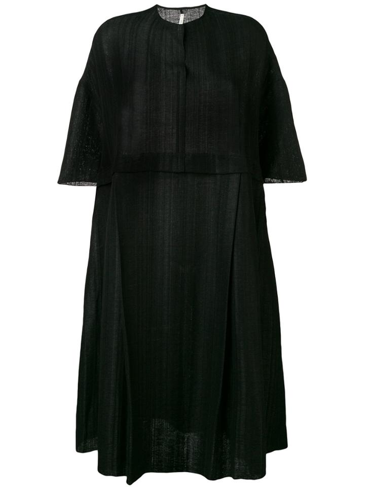 Boboutic Oversized Shirt Dress - Black