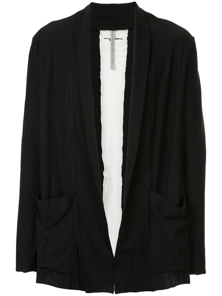 First Aid To The Injured Fascie Cardigan - Black