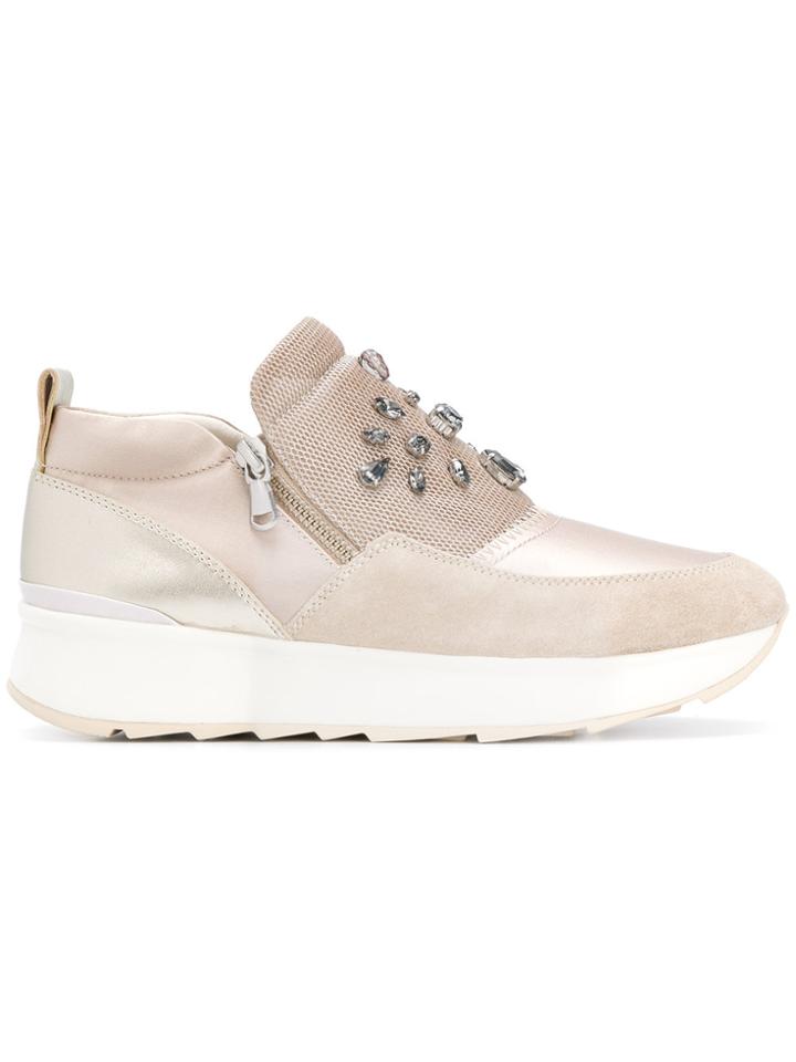 Geox Gendry Sneakers - Nude & Neutrals