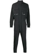Wwwm Back Logo Jumpsuit - Black