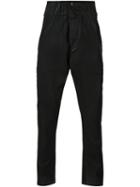 Julius Loose Fit Trousers, Men's, Size: 3, Black, Cotton/cupro/polyester/polyurethane