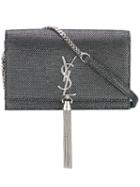 Saint Laurent - Monogram Mini Bag - Women - Polyester - One Size, Women's, Black, Polyester