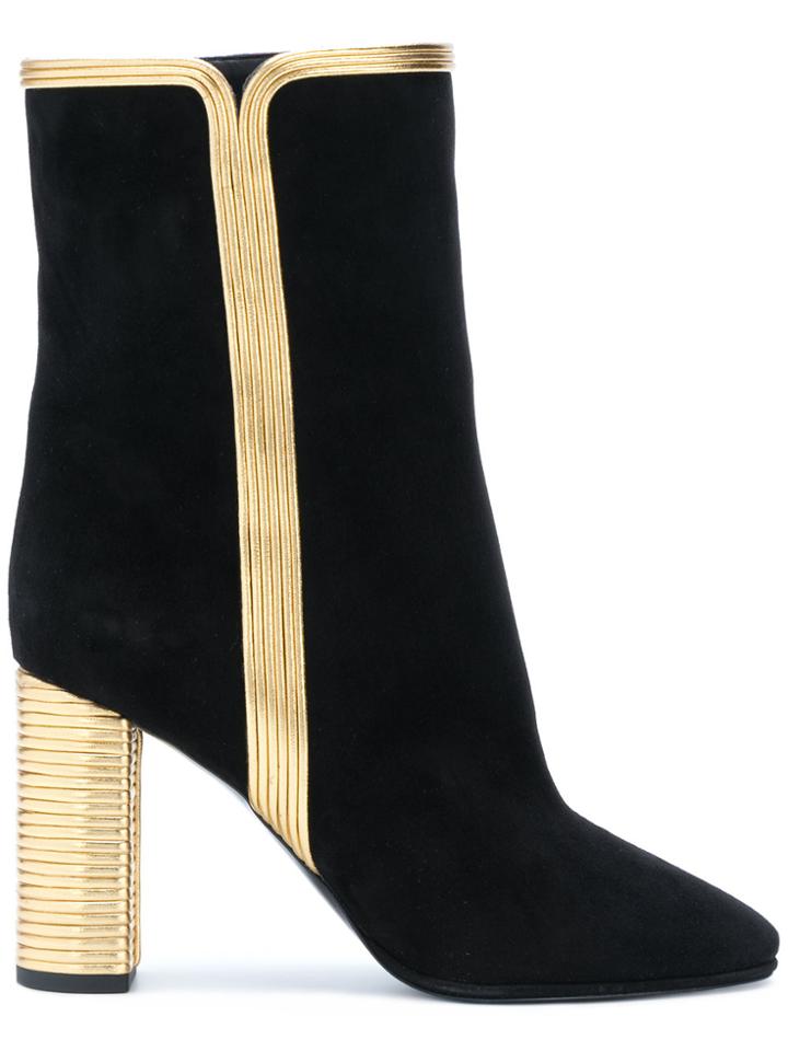 Saint Laurent Loulou Ankle Boots - Black