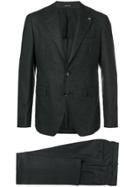 Tagliatore Fitted Suit - Black
