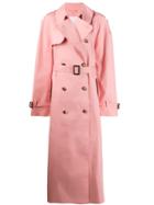 Maison Margiela Oversized Trench Coat - Pink