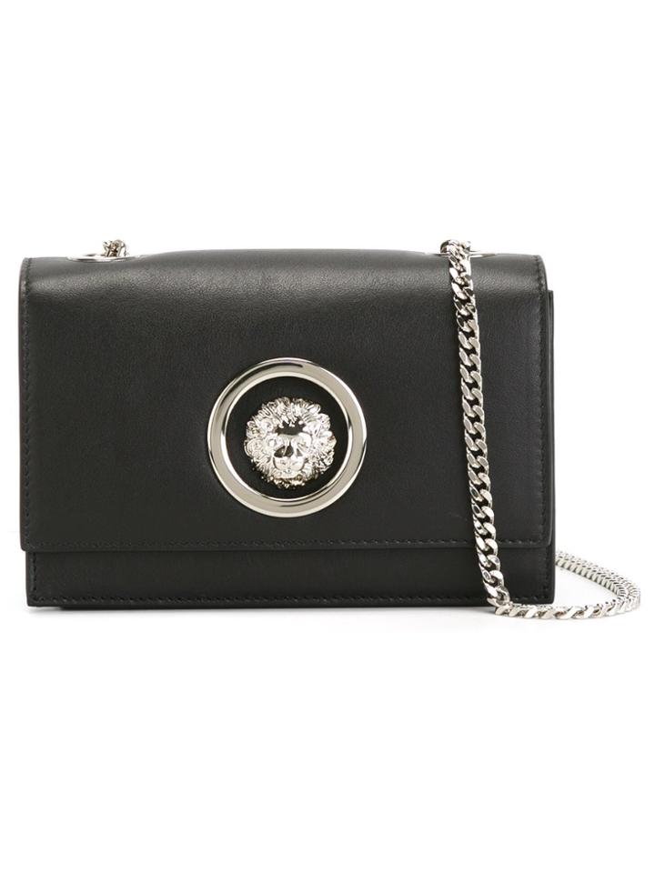 Versus Lion's Head Crossbody Bag - Black