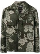 Edward Crutchley Falp Printed Front Pocket Jacket - Multicolour
