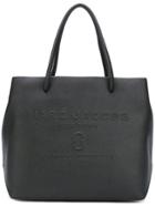 Marc Jacobs Logo Shopper East-west Tote - Black