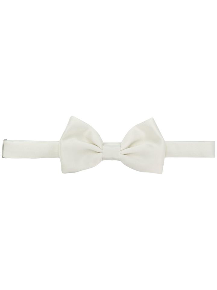Tagliatore Classic Bow Tie - White