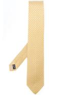Salvatore Ferragamo Geometric Print Necktie - Yellow