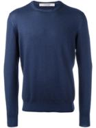 La Fileria For D'aniello Fine Knit Jumper - Blue