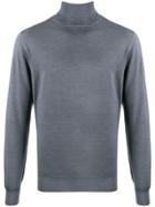 Dell'oglio Knitted Roll-neck Jumper - Grey