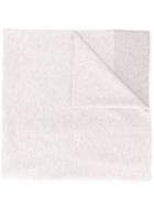 Fabiana Filippi Contrast Knitted Scarf - Neutrals