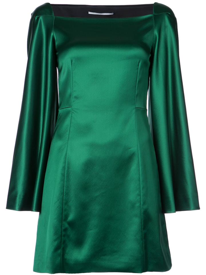 Rosetta Getty Wide Sleeve Short Dress - Green