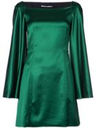 Rosetta Getty Wide Sleeve Short Dress - Green