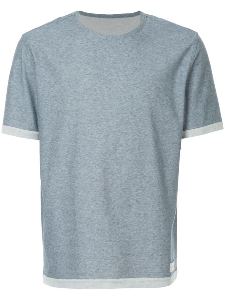 Cerruti 1881 Contrast Hem T-shirt - Blue
