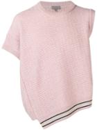 Lanvin Asymmetric Knit Jumper - Pink