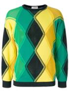 Versace Pre-owned Geometric Jumper - Yellow