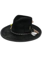 Nick Fouquet Braided Trim Hat - Black