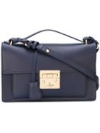Salvatore Ferragamo - Calf Leather Shoulder Bag - Women - Calf Leather - One Size, Blue, Calf Leather