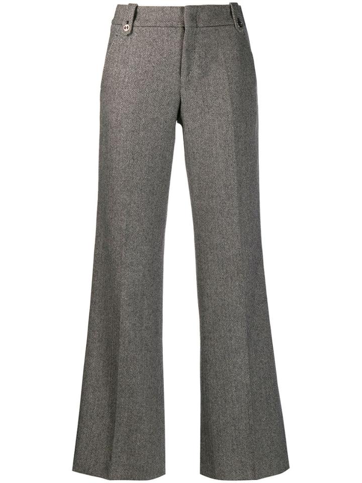 Gucci Pre-owned '1990s Flared Trousers - Neutrals