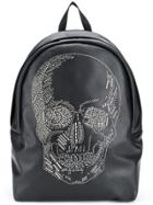 Alexander Mcqueen Studded Skull Backpack - Black