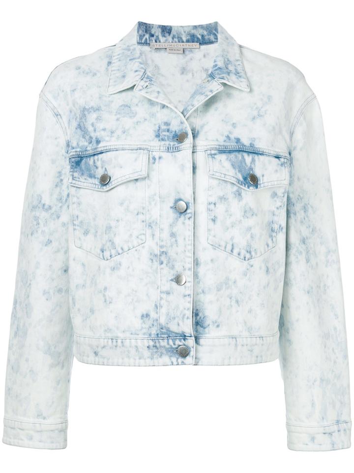 Stella Mccartney Acid-wash Denim Jacket - Blue
