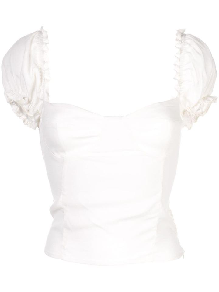 Reformation Jewel Top - Ivory