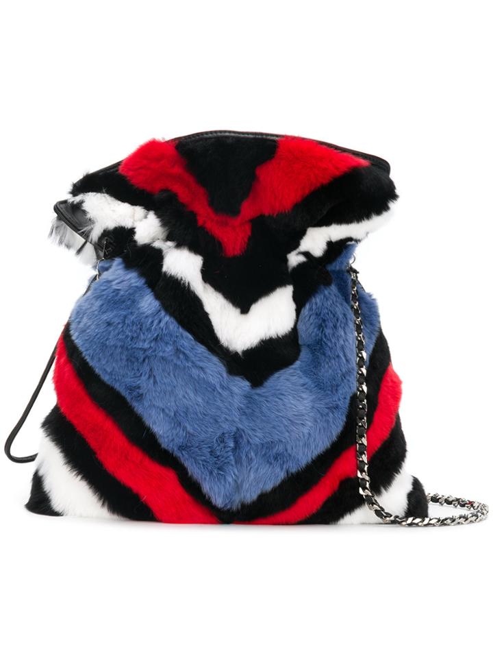 Les Petits Joueurs Multi Stripe Crossbody Bag - Multicolour