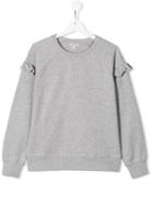 Kenzo Kids Ruffle Detail Sweatshirt - Grey
