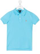 Ralph Lauren Kids - Embroidered Logo Polo Shirt - Kids - Cotton - 2 Yrs, Blue