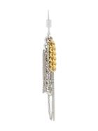 Mm6 Maison Margiela Chain Link Dangling Earrings - Metallic