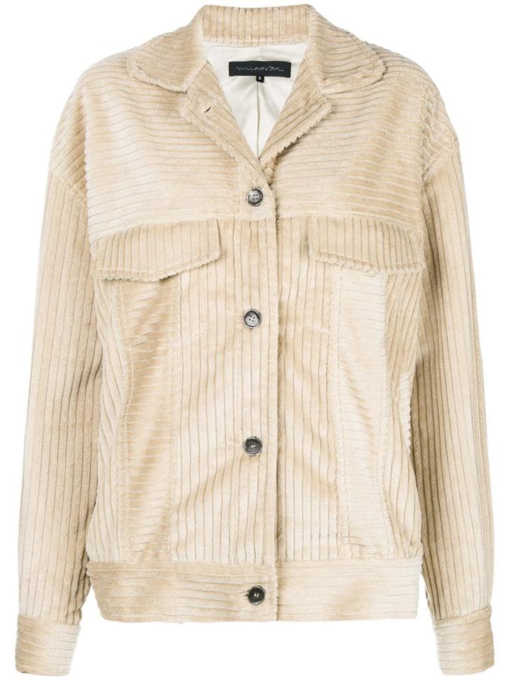 Miaoran Corded Oversized Jacket - Pink