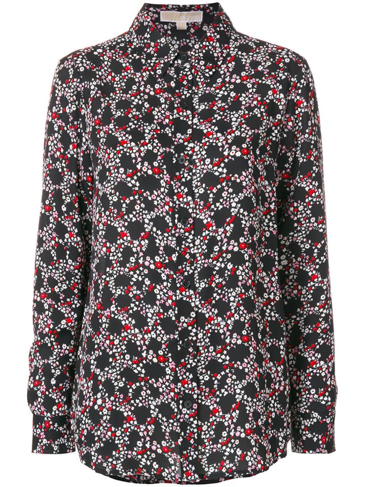 Michael Michael Kors Embroidered Blouse - Black