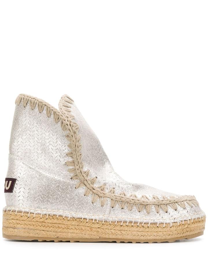 Mou Eskimo 18 Ankle Boots - Silver