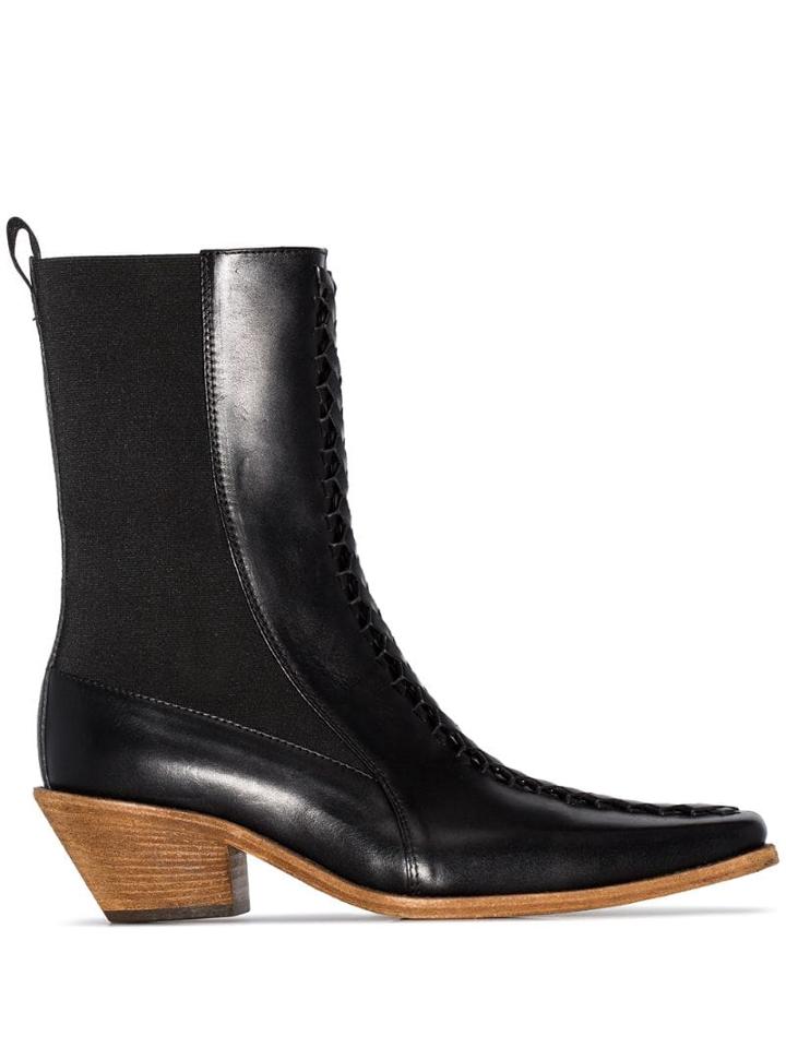 Haider Ackermann Ela 50mm Ankle Boots - Black