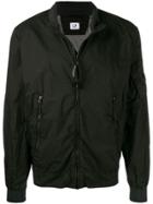 Cp Company High Neck Zipped Jacket - Black