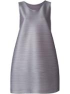 Pleats Please By Issey Miyake Horizontal Pleat Dress