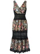 Knit Midi Dress - Women - Acrylic/viscose/polyimide - P, Black, Acrylic/viscose/polyimide, Cecilia Prado