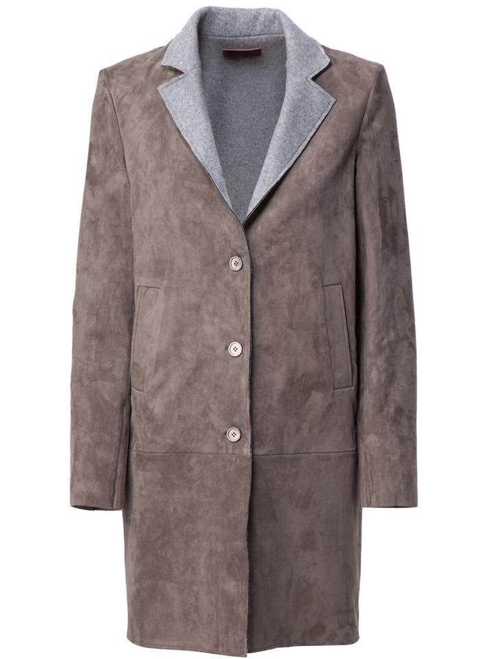Stouls Contrast Lapel Coat
